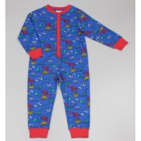 GF4186: Boys All Over Print Dinosaur Cotton Onesie (2-6 Years)